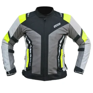 MASCULINE V.2 - GREY HI-VIZ GREEN JACKET - Bison Progear
