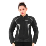 PHOENIX WOMEN'S RIDING JACKET- HI-VIZ GREY - Bison Progear