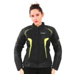 PHOENIX WOMEN'S RIDING JACKET- HI-VIZ NEON - Bison Progear