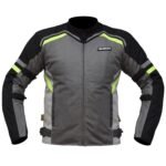 RAPTOR V.2 - BLACK GREY HI-VIZ GREEN JACKET - Bison Progear