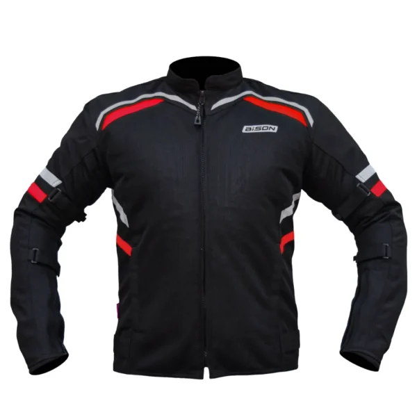 RAPTOR V.2 - BLACK RED JACKET - Bison Progear