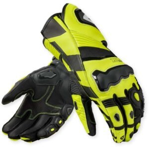 Motowear Street Gloves Type 2 - Red/Neon - M