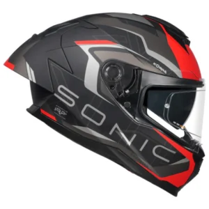 Korda - Sonic GP Roadlion Helmet (Matt Black-Red) - L