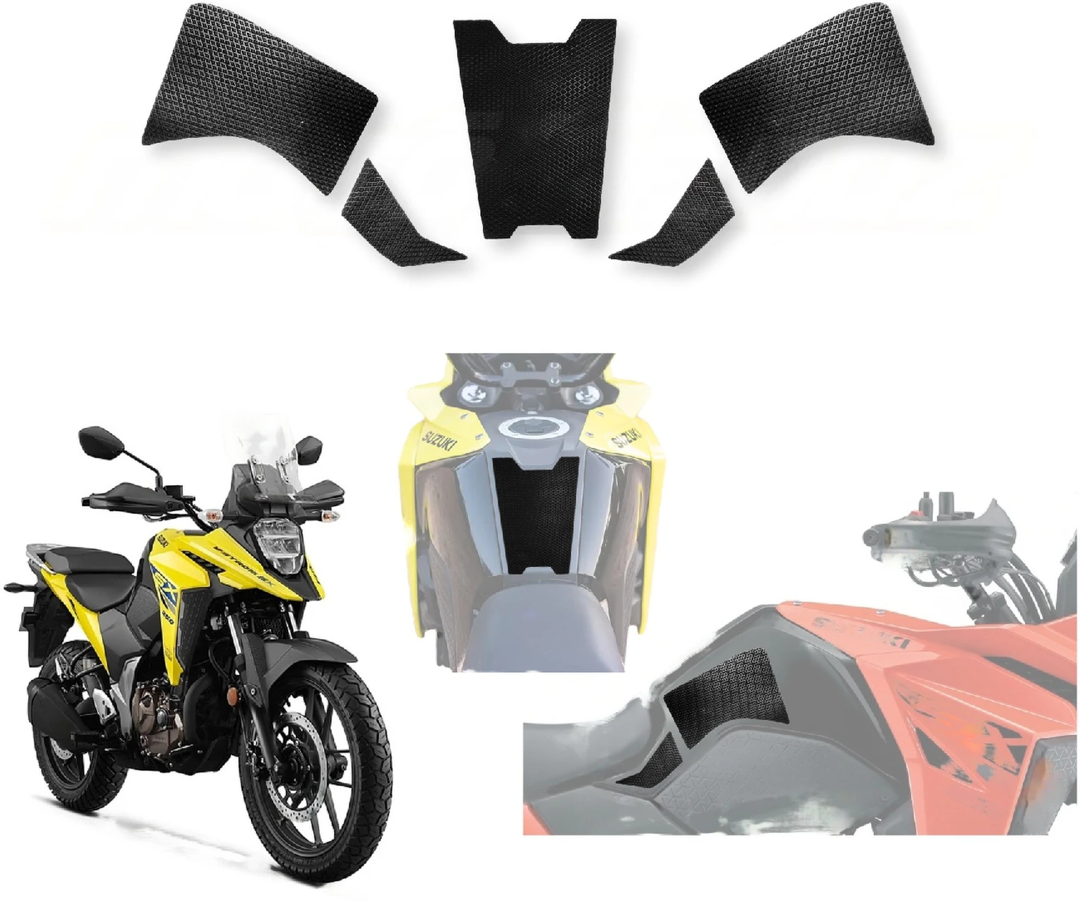 Mototrendz Traction Pads for Suzuki V- Strom 250