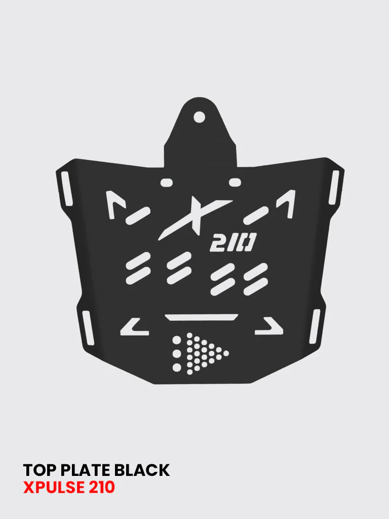 Motocare - Xpulse 210 - Top plate - Type 1 with bolt hole