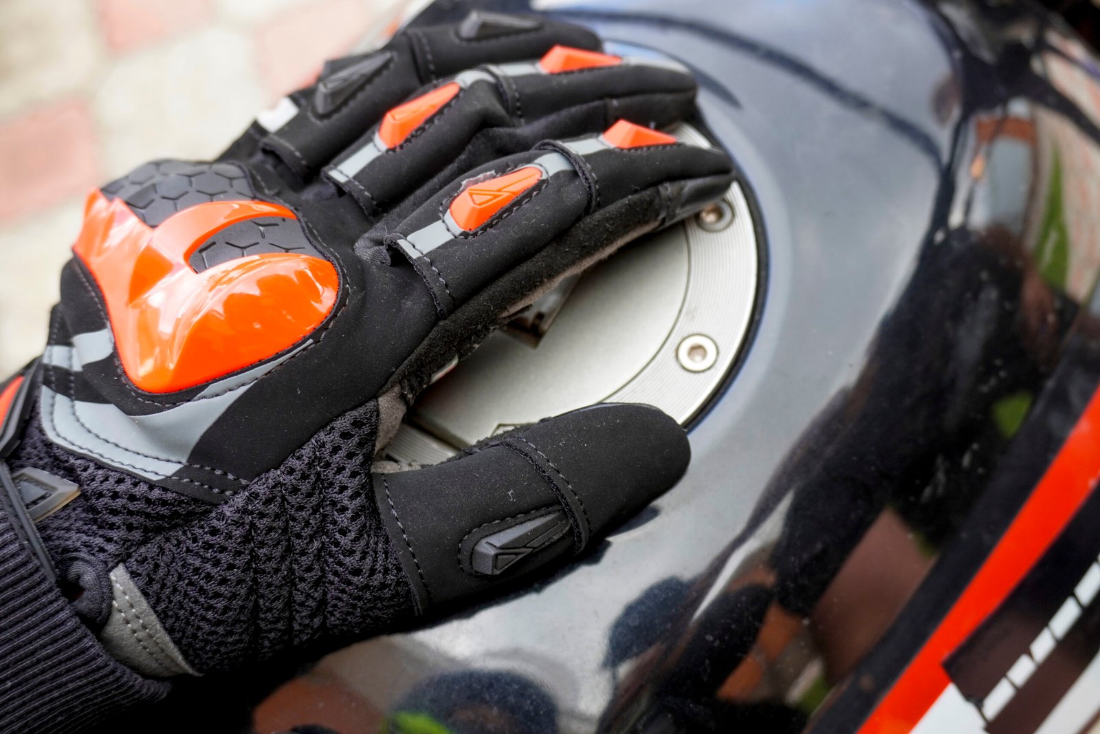 Motowear Comute Gloves - Orange